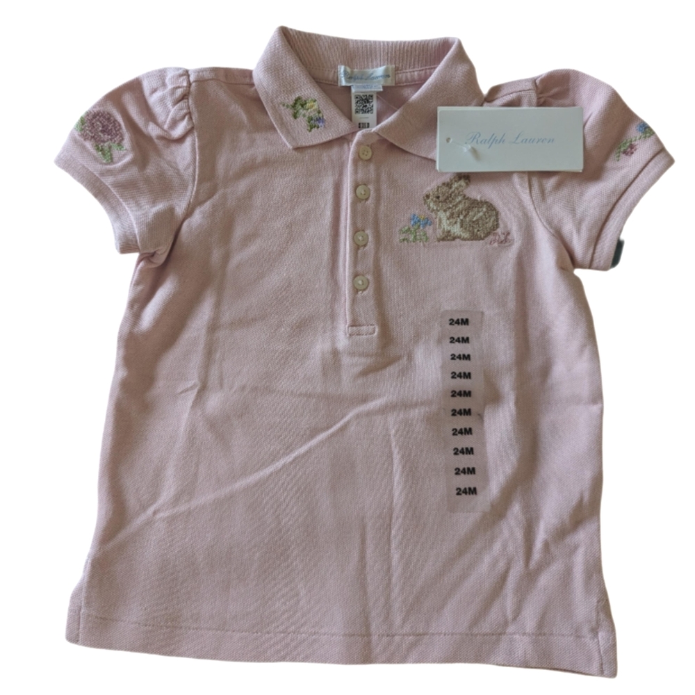 Ralph Lauren Pink Kids Polo Shirt